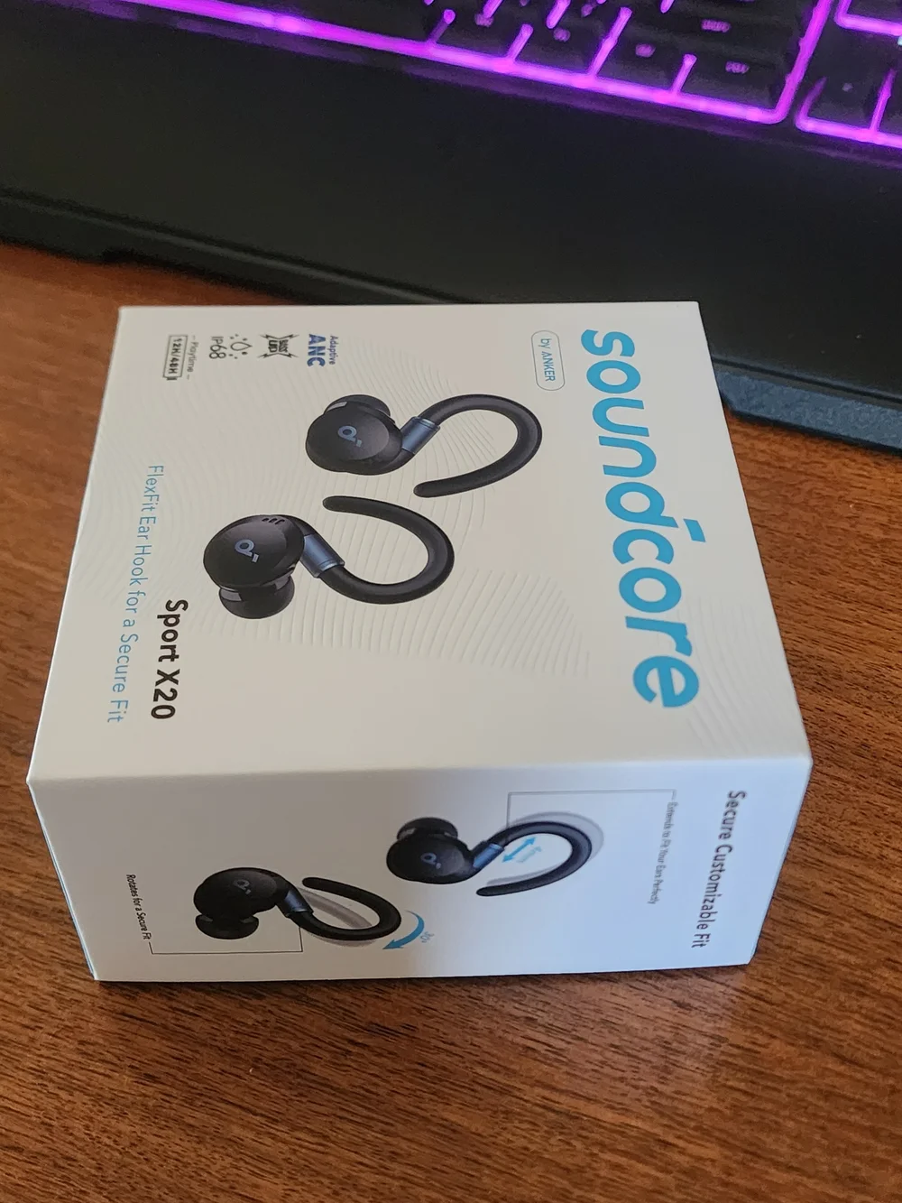 Soundcore Sport X20 Wireless Workout Earbuds with Charging Case - Picture 5 of 5